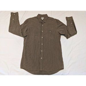 Lacoste Mens Brown Checked Shirt Sz.40-M